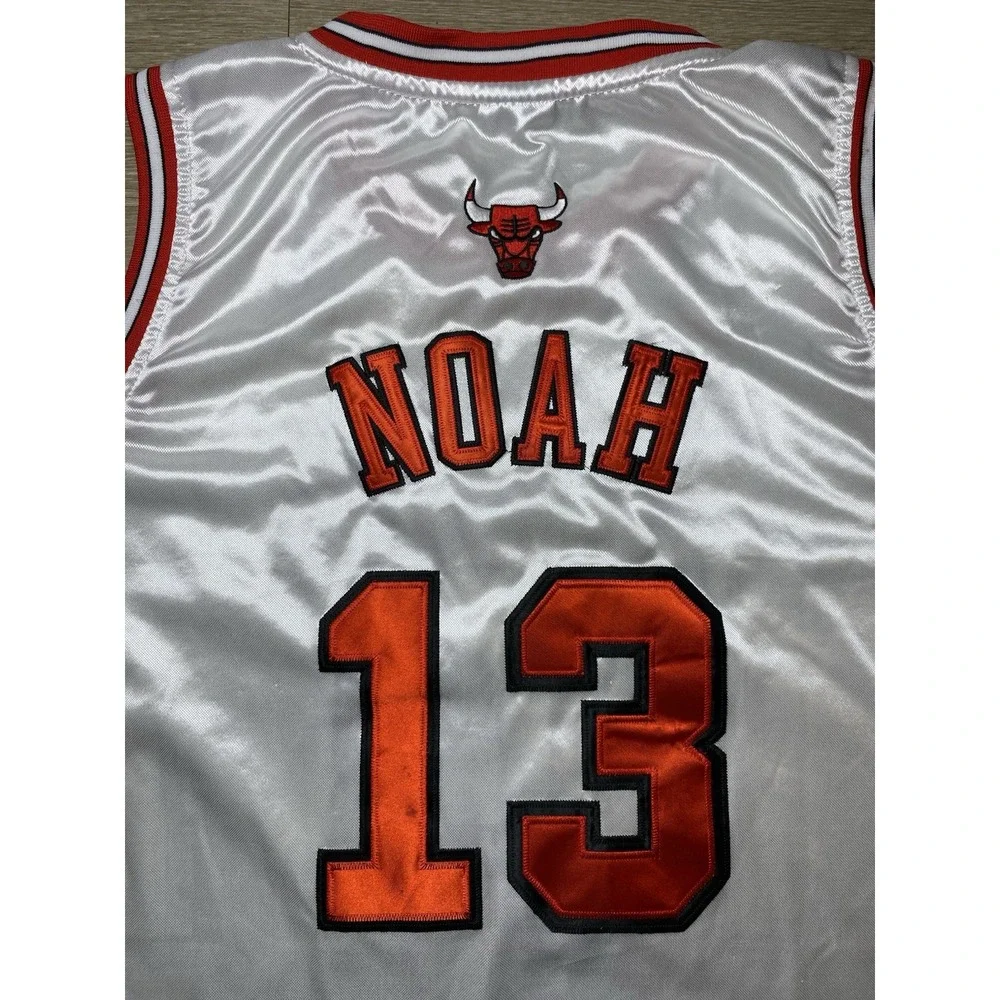 Men 2XL Authentic Adidas Joakim Noah #13 Bulls 20th Anniversary RARE NBA Jersey